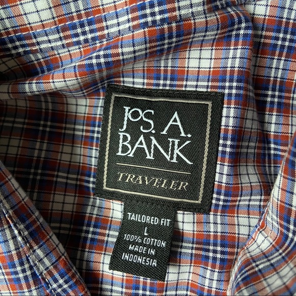 Jos. A Bank Traveler Plaid Button Down Shirt - Picture 4 of 10